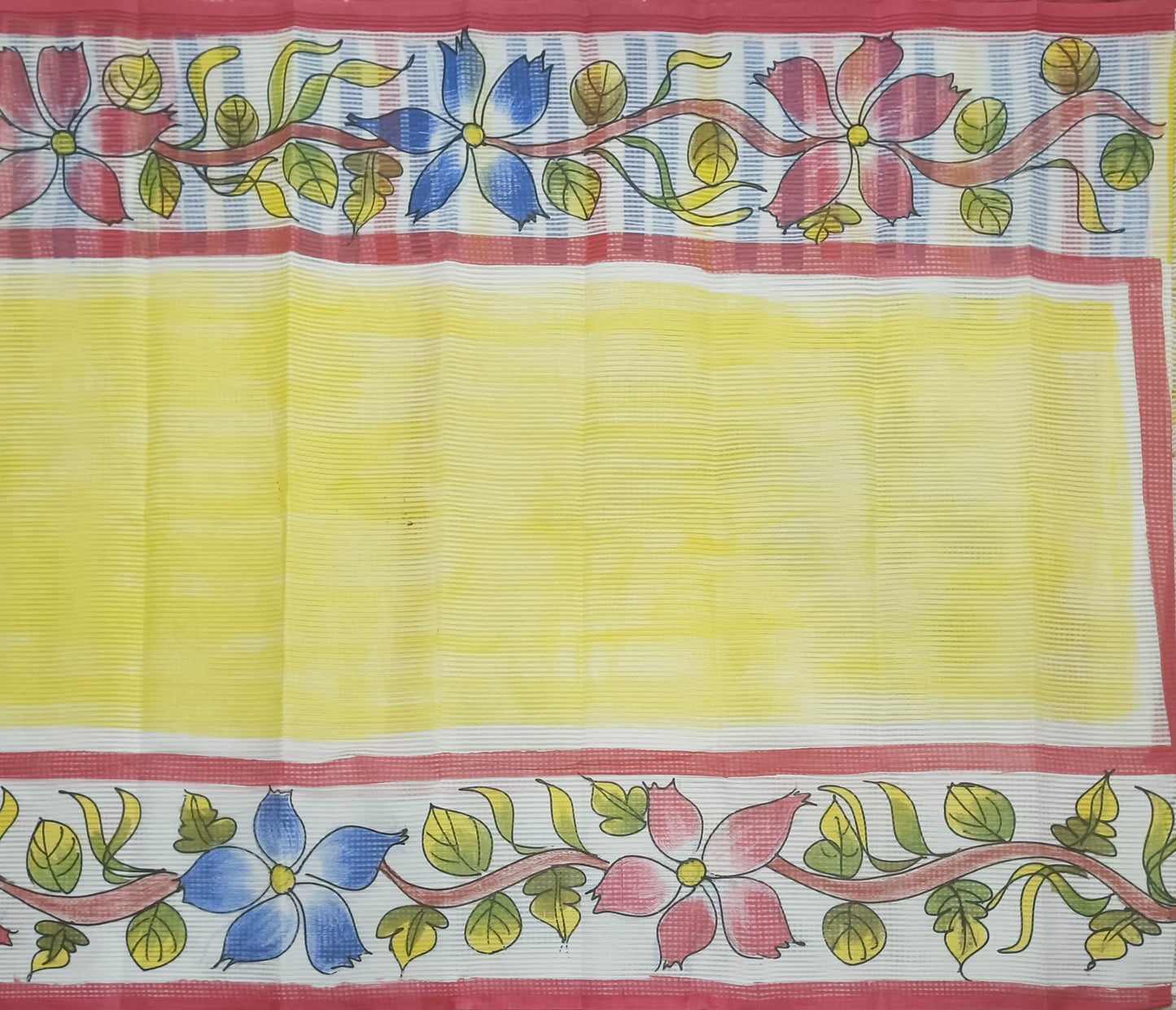 Pradip Fabrics Woman's Reshom kota print Saree