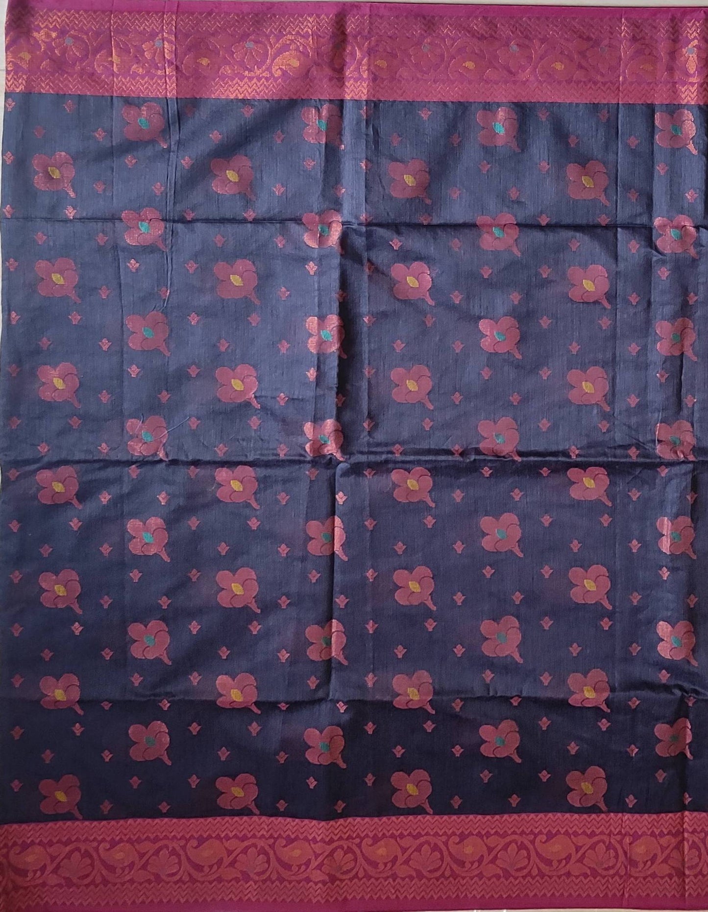 Pradip Fabrics Woven Soft Handloom Grey Color Saree