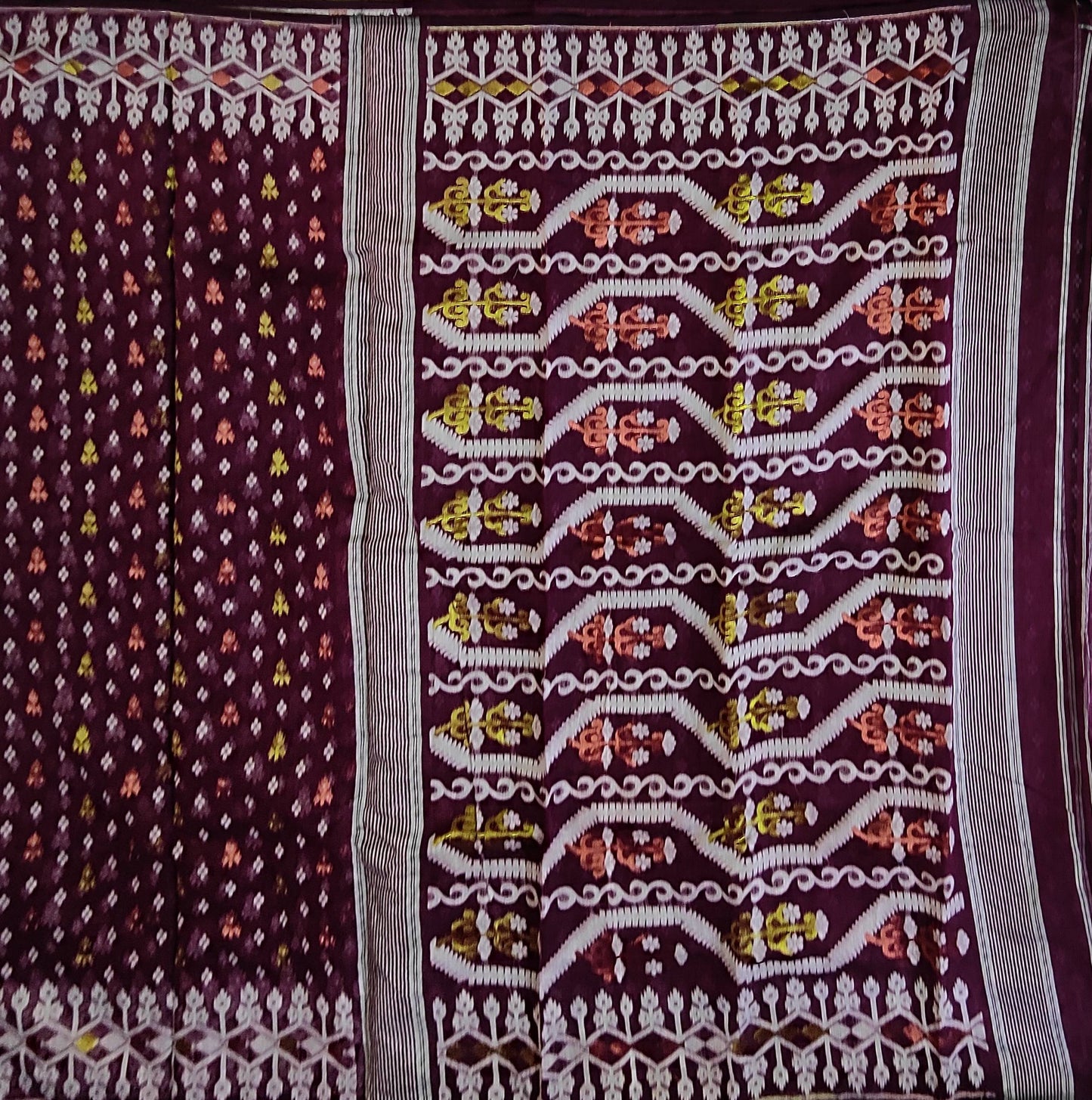 Pradip Fabrics Woven all over Soft jamdani Saree
