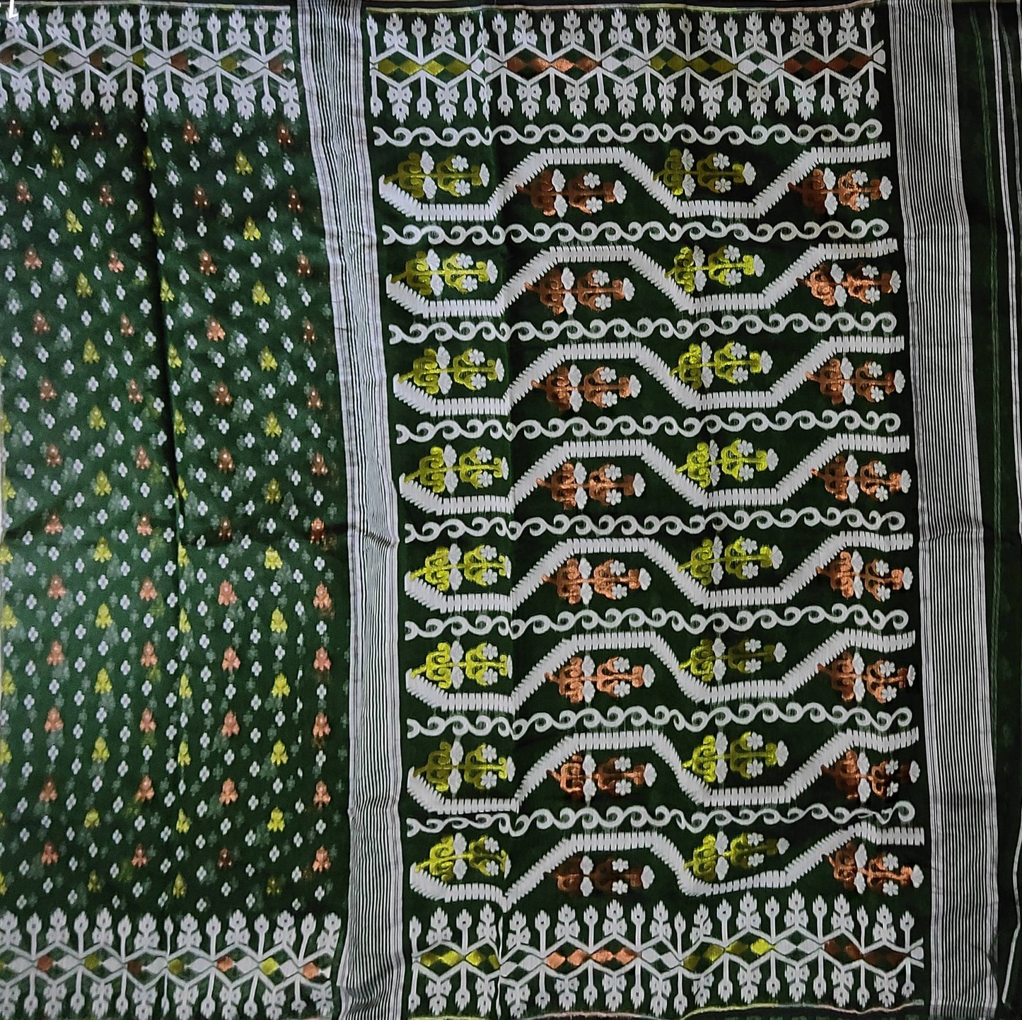 Pradip Fabrics Woven all over Soft jamdani Saree