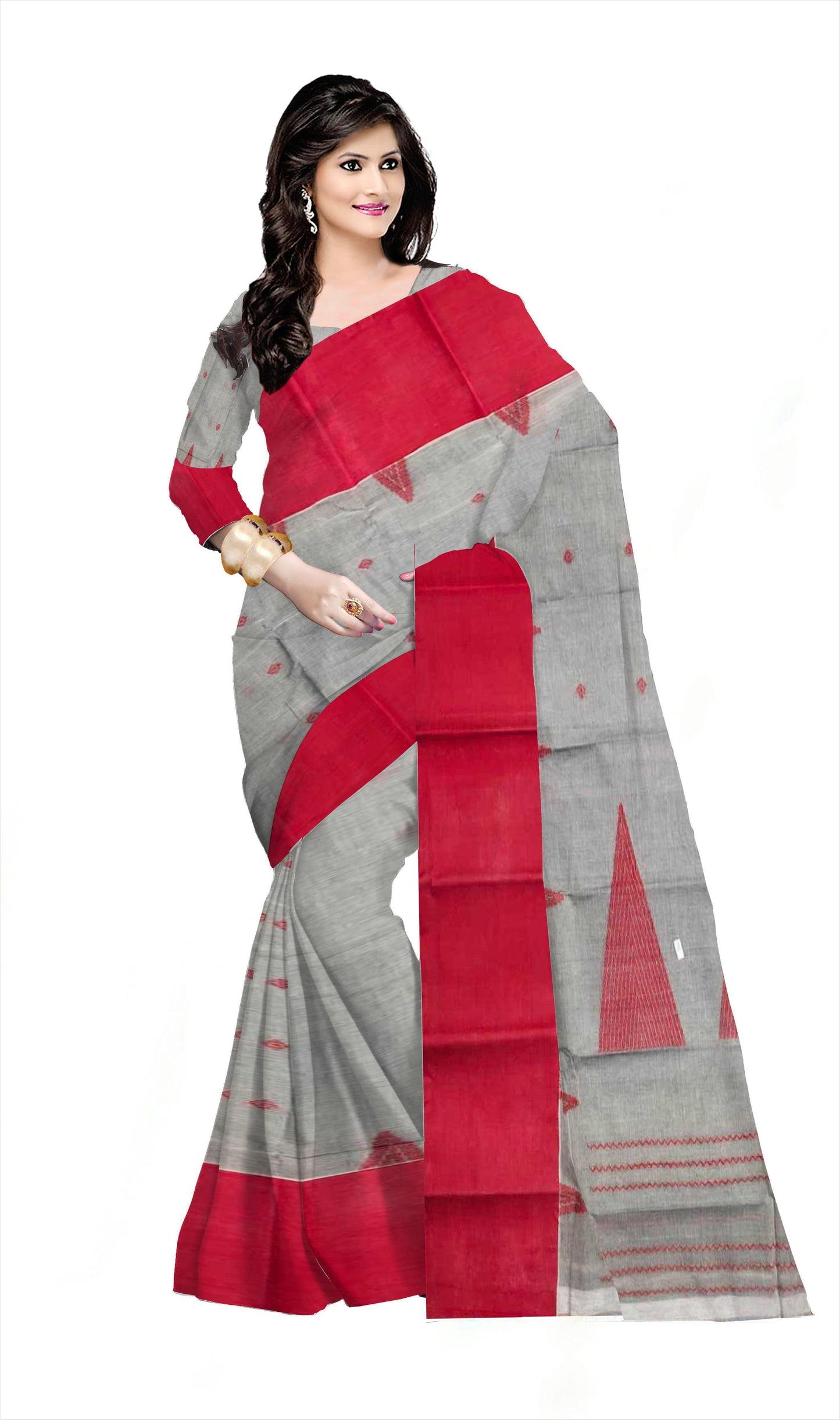 Pradip Fabrics Ethnic Woman's Tant cotton Saree