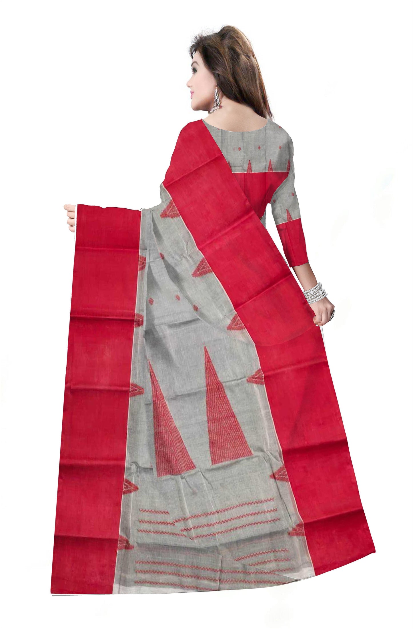 Pradip Fabrics Ethnic Woman's Tant cotton Saree