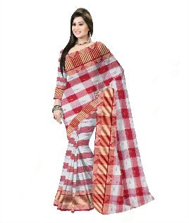 Pradip Fabrics Ethnic Woman's pure Tant cotton Saree