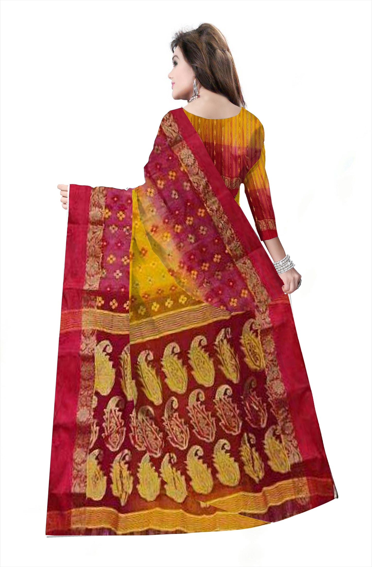 Pradip Fabrics Handloom Pure Cotton Saree