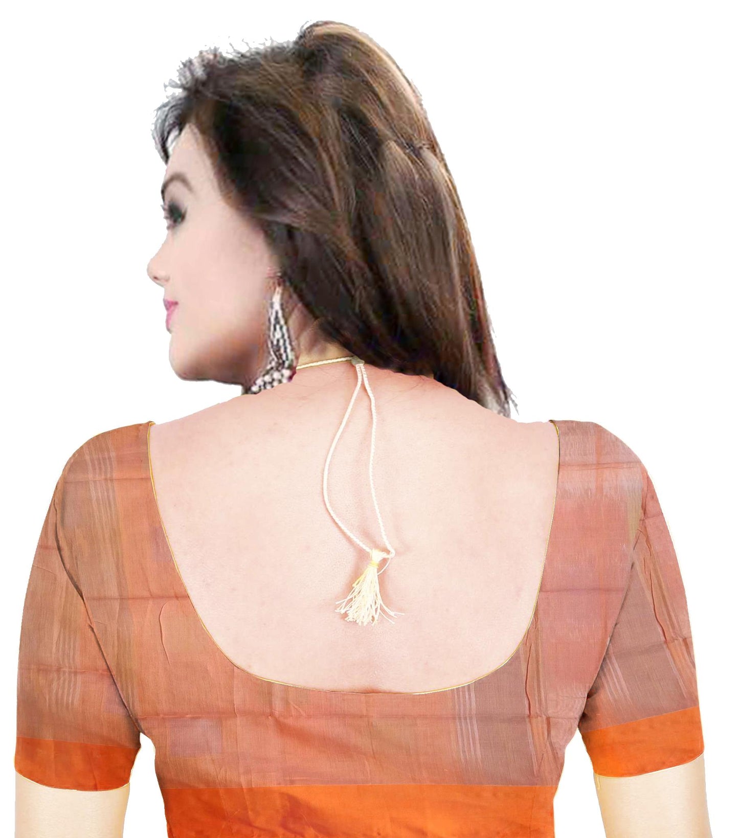 Pradip Fabrics Women's 100% linen cotton Saree