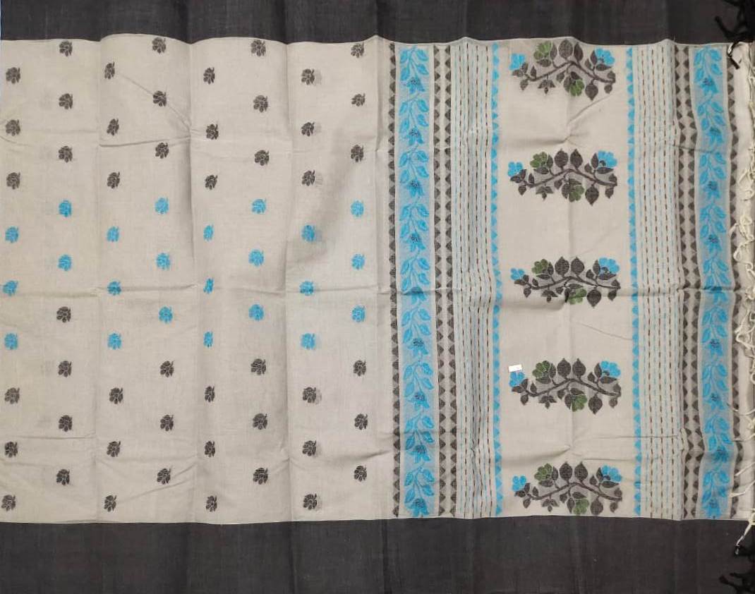 Pradip Fabrics Ethnic Woman's Tant cotton Saree