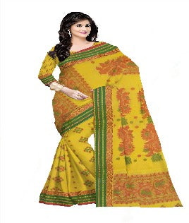 Pradip Fabrics Ethnic Woman's cotton jamdani Saree