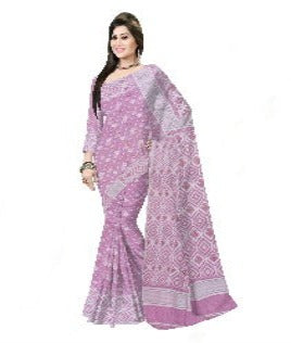 Pradip Fabrics Woman's Tant Handloom soft Jamdani Saree