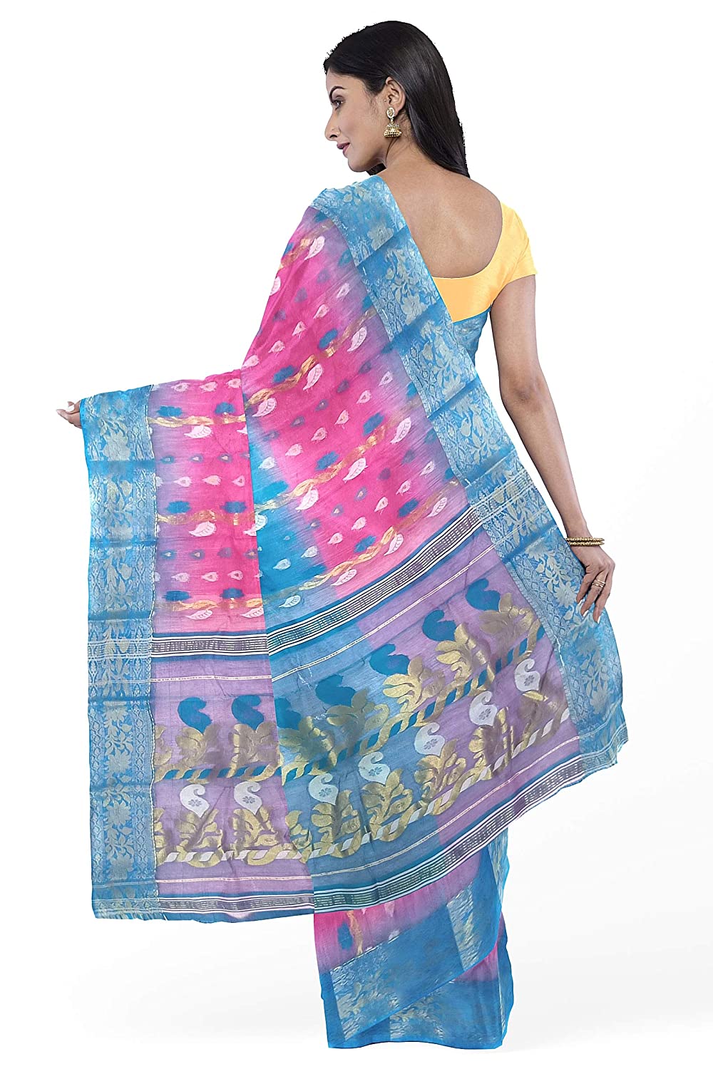 tant silk 2d bumper saree
