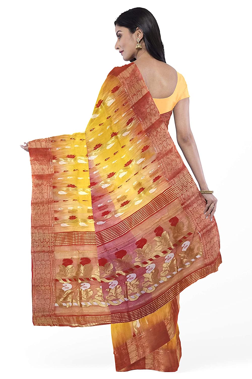 tant silk 2d bumper saree
