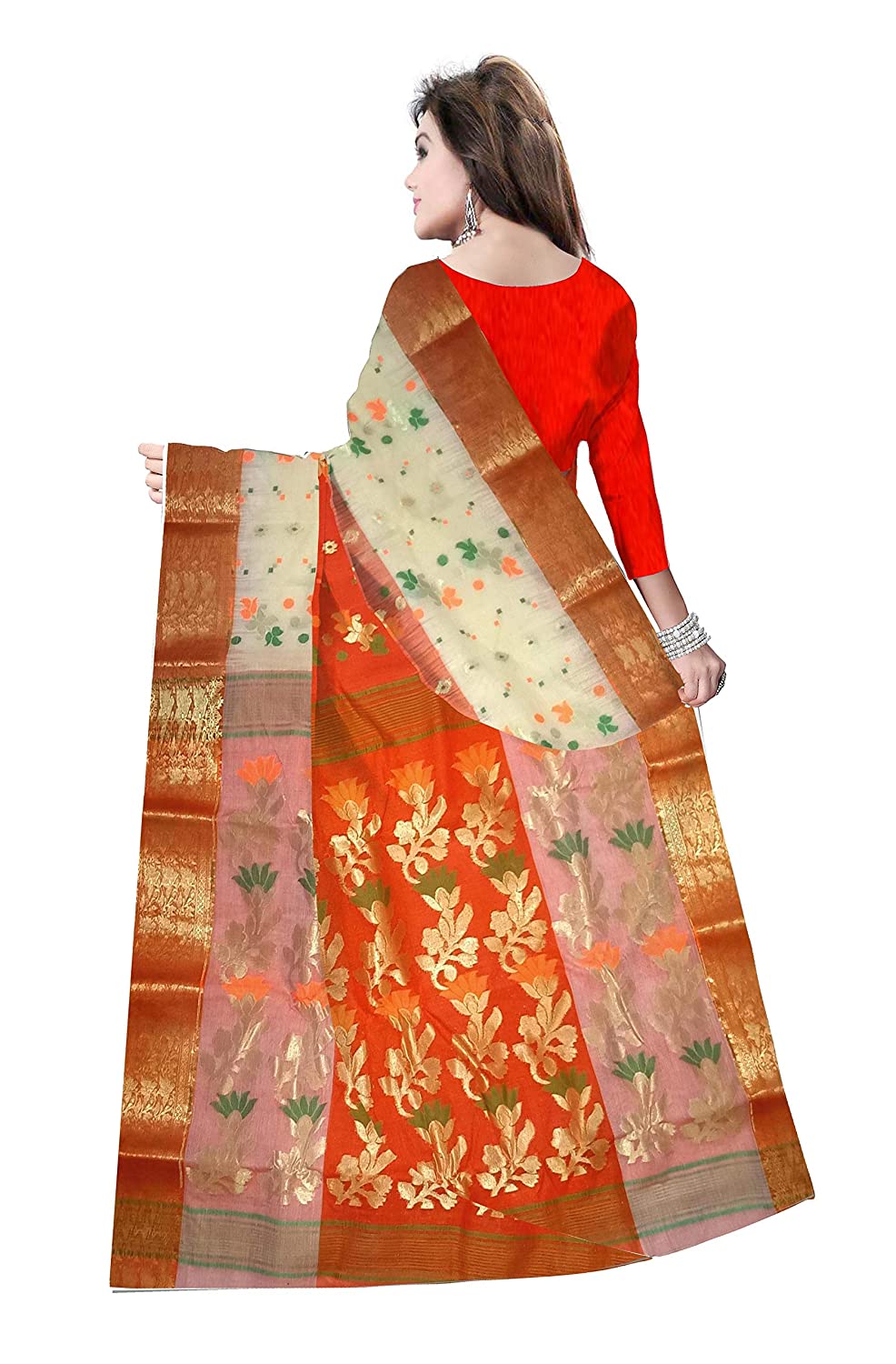 floral design pallu under 3500