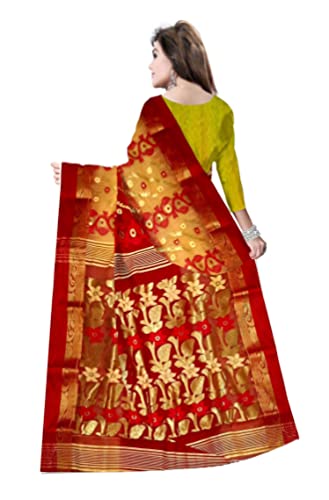 bengal handloom tant tussar silk 2d bumper saree