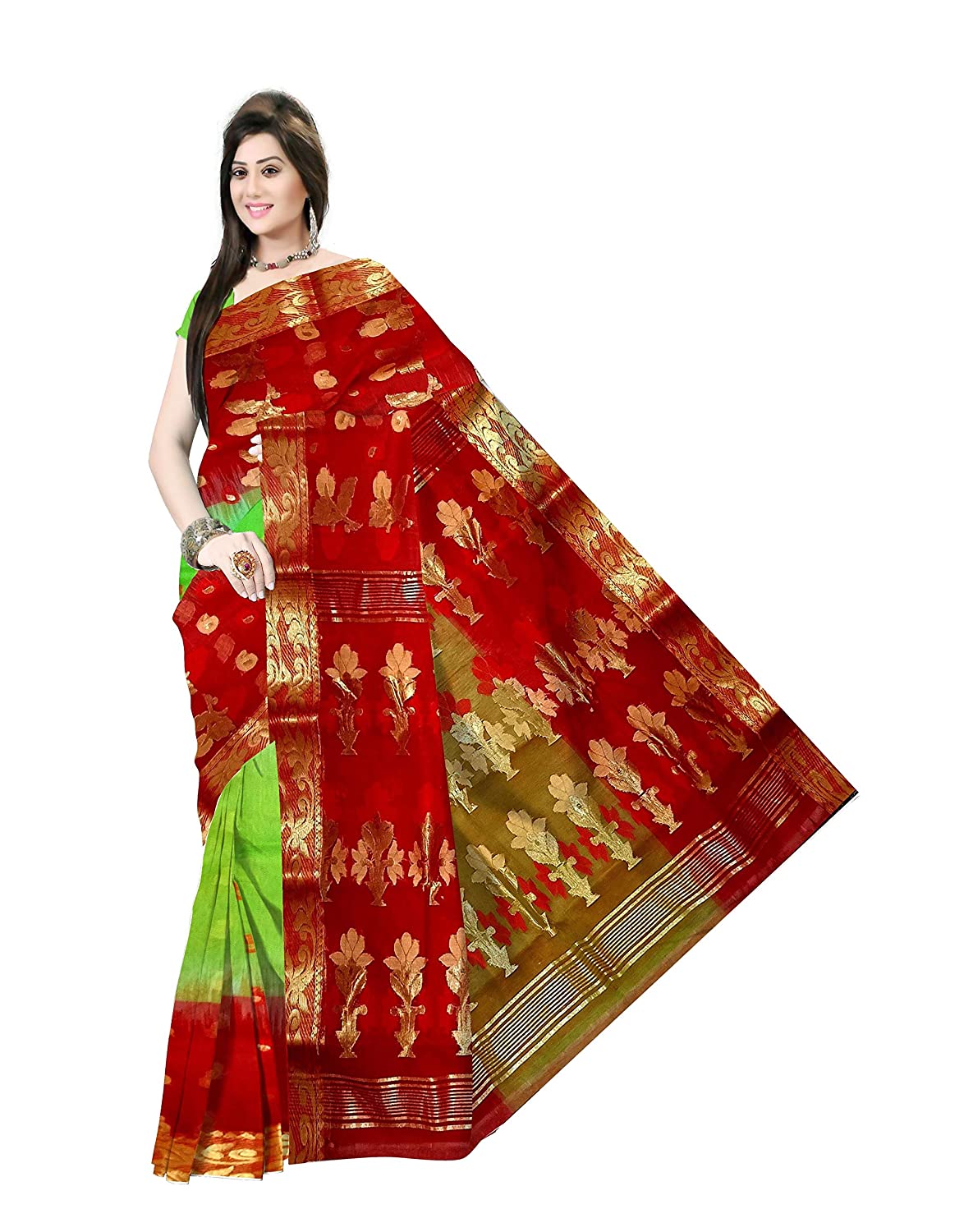floral design pallu lata design par under 3500
