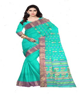Pradip Fabrics Pure Tant Cotton Saree