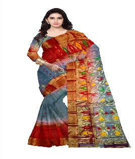 Pradip Fabrics Ethnic Women's Tant Silk Saree