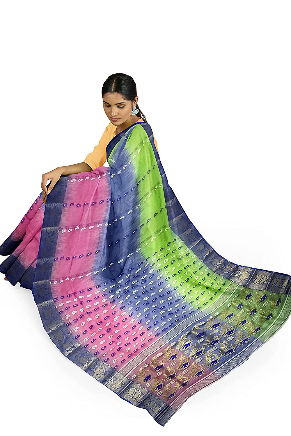 stripped saree under 3000