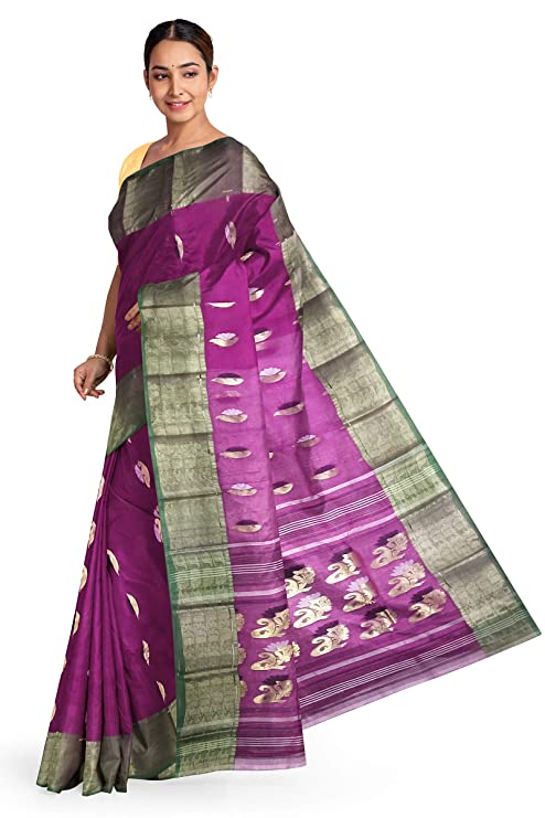 Pradip Fabrics Woven Tant Cotton Saree
