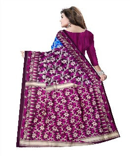 Pradip Fabrics Woven Tant Silk saree