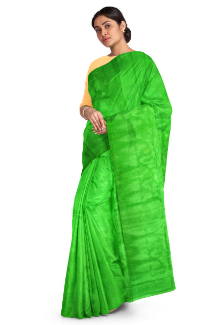 Pradip Fabrics Light Green Color Jamdani Saree