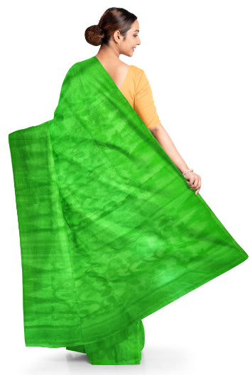 Pradip Fabrics Light Green Color Jamdani Saree