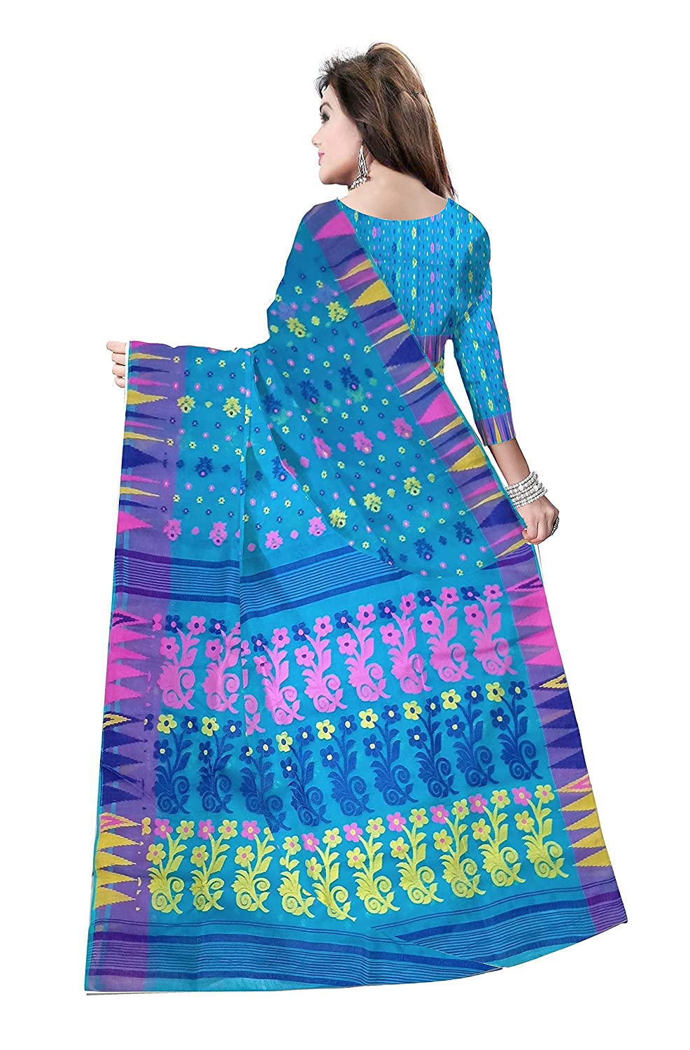 pradip fabrics tant silk saree
