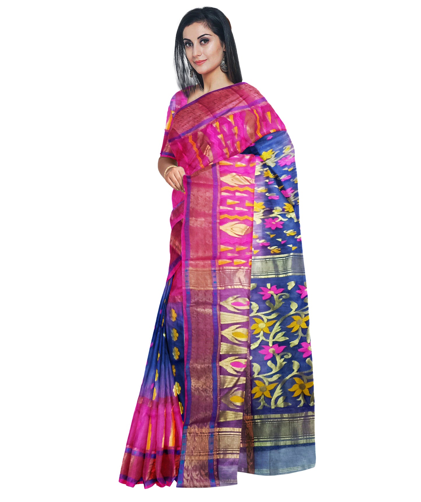 Bengal Handloom Tussar Silk Saree
