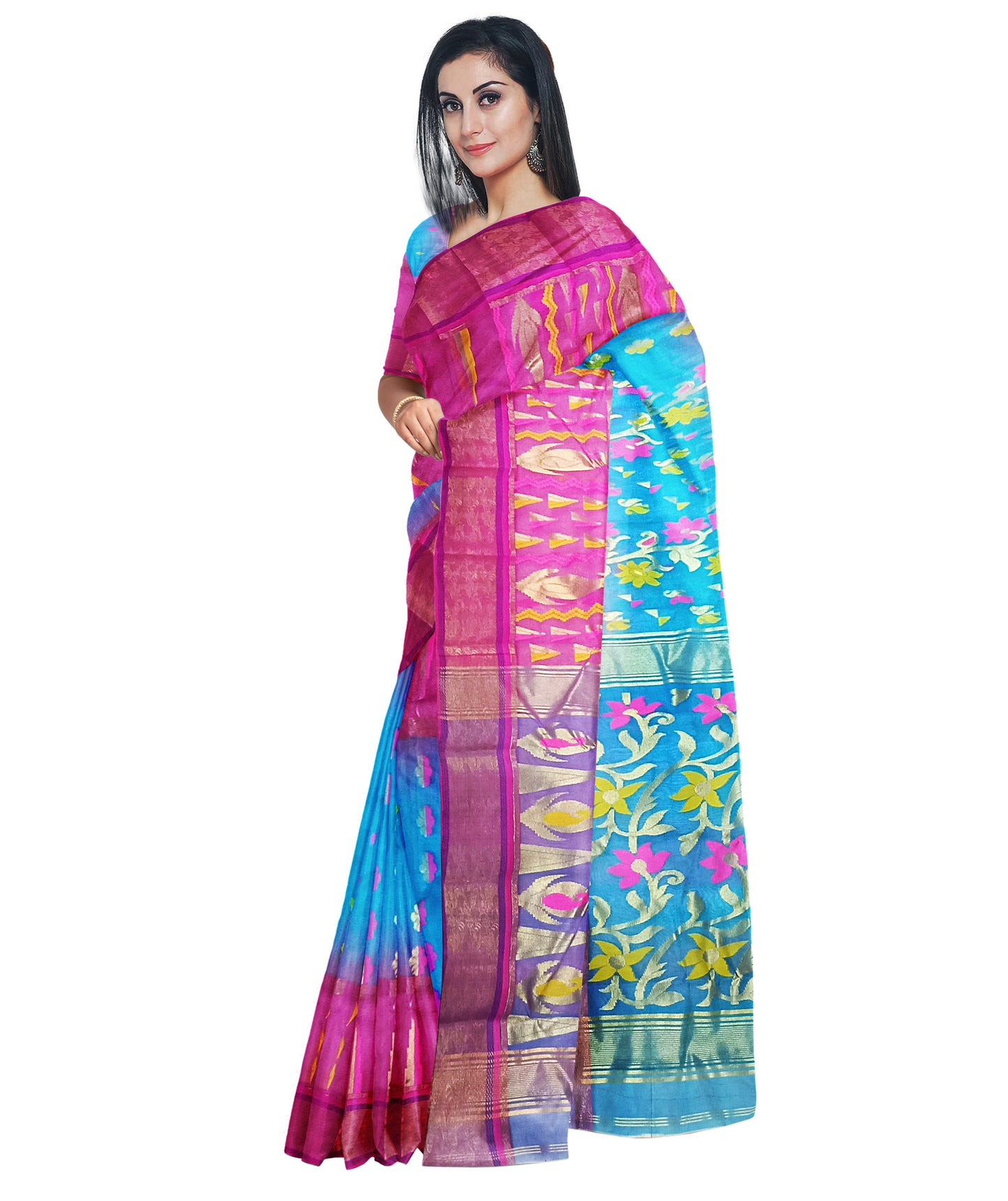 Bengal Handloom Tussar Silk Saree