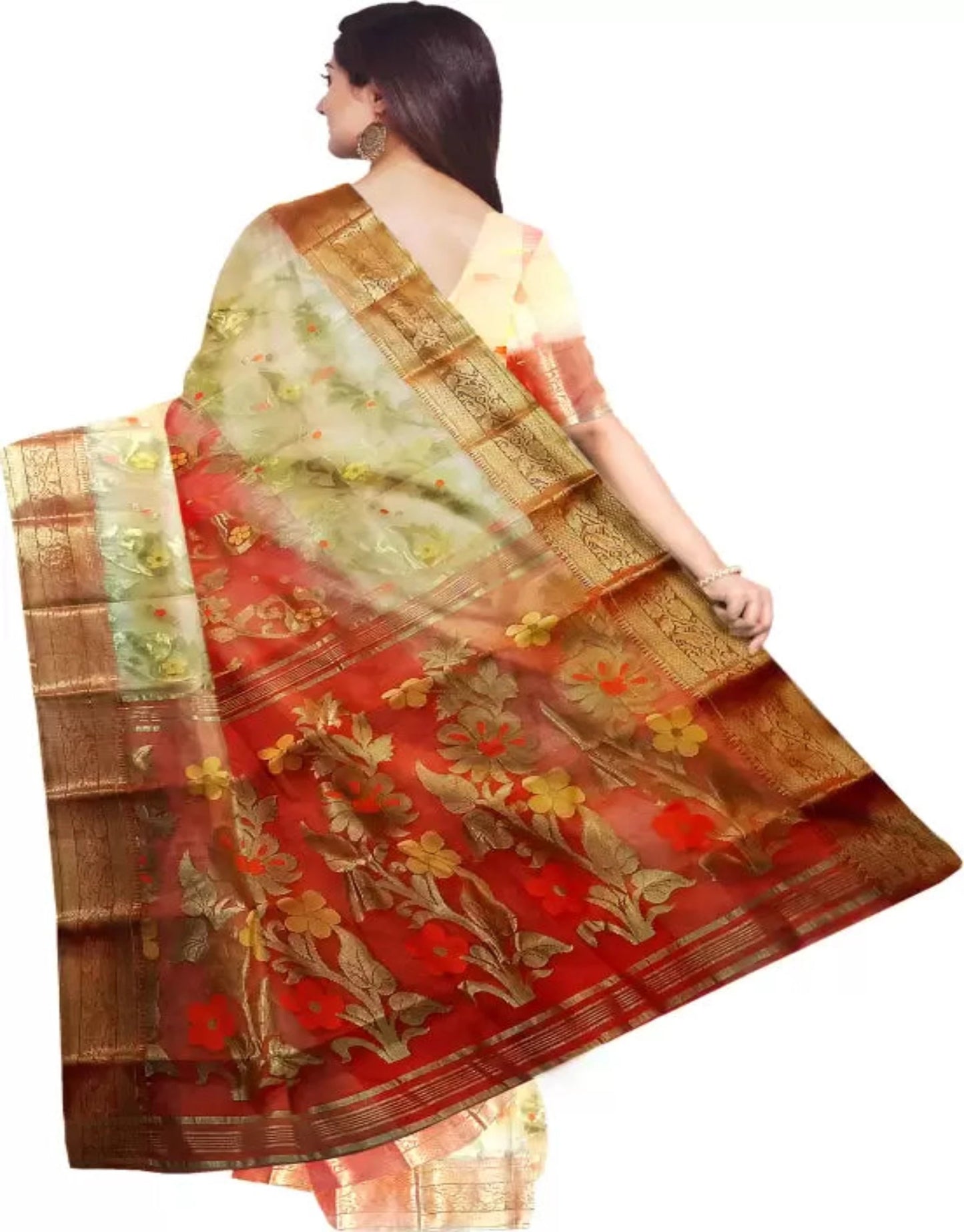 pradip fabrics tant silk saree