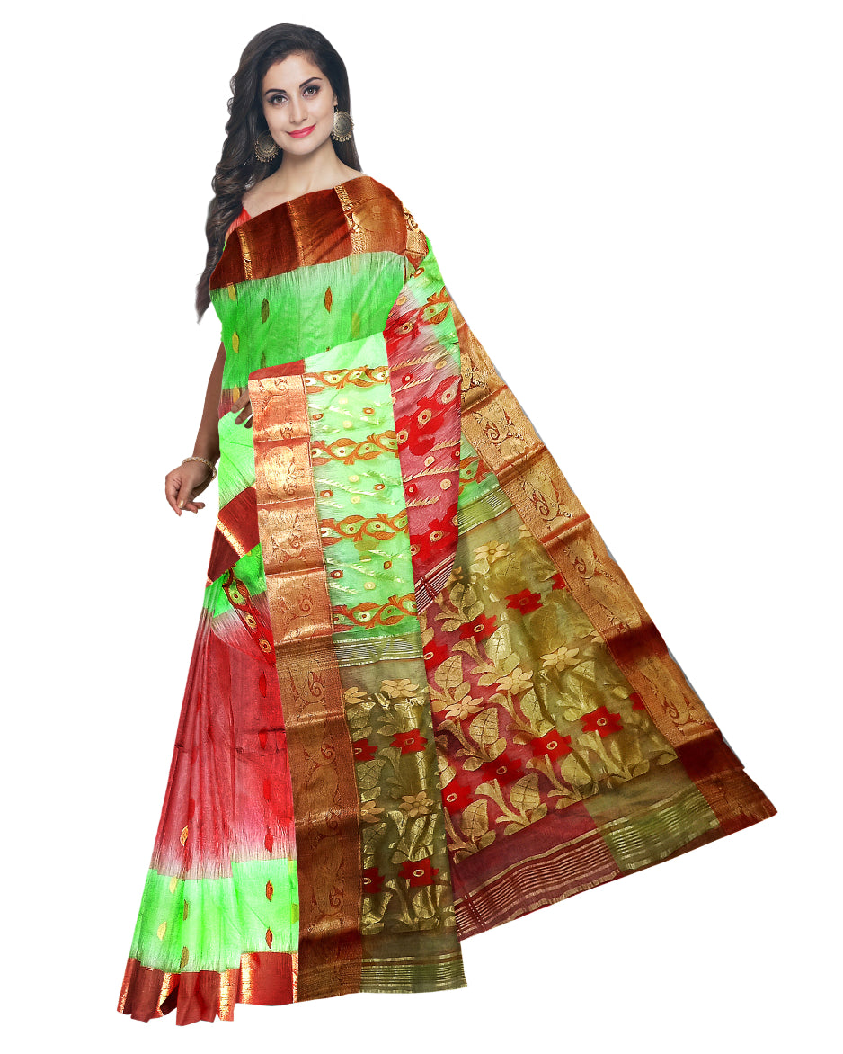 floral design pallu under 3500