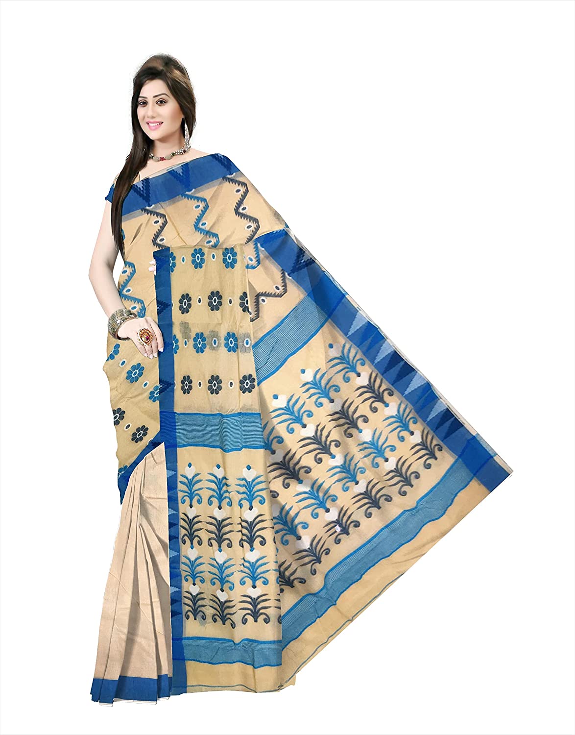 soft 100% cotton saree
