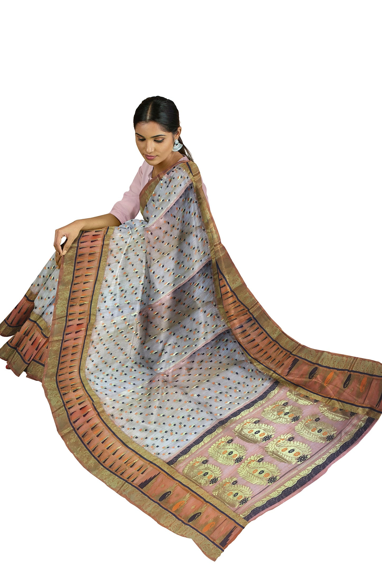 All Over Dhakai Jamdani