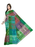 Pradip Fabrics Woven Tant Cotton All Over Dhakai Jamdani Multicolor Saree