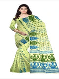 Pradip Fabrics Ethnic Woman's Tant Dhakai Jamdani  Saree