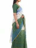 Pradip Fabrics Woven Tant Cotton Jute Saree