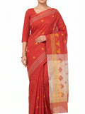 Pradip Fabrics Woven Tant Cotton Jute Saree