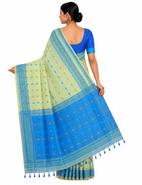 Pradip Fabrics Woven Tant Cotton Jute Saree