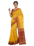 Pradip Fabrics Woven Tant Cotton Jute Saree