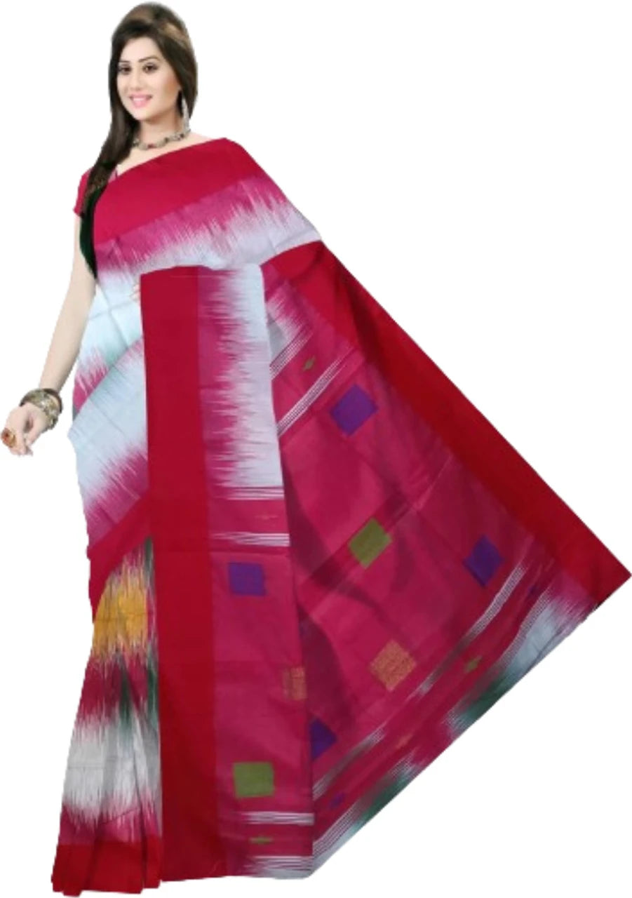 Pradip Fabrics Woman's Tant Cotton Jute Saree 