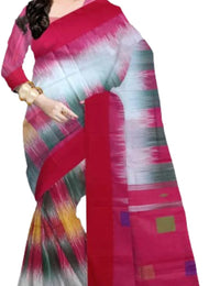 Pradip Fabrics Woman's Tant Cotton Jute Saree 