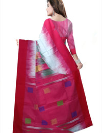 Pradip Fabrics Woman's Tant Cotton Jute Saree 
