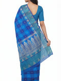 Pradip Fabrics Checkered Tant Pure Cotton Saree