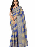 Pradip Fabrics Checkered Tant Pure Cotton Saree