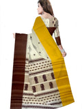 Pradip Fabrics Women's Festive Wear Ethnic Handloom Tant Saree
