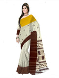 Pradip Fabrics Women's Festive Wear Ethnic Handloom Tant Saree