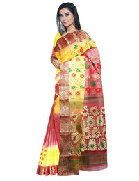 Pradip Fabrics Handloom Tant Baluchuri Saree for Women