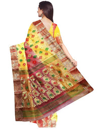 Pradip Fabrics Handloom Tant Baluchuri Saree for Women