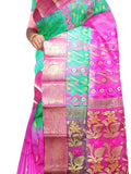 Pradip Fabrics Handloom Tant Baluchuri Saree for Women