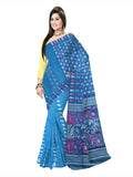 Pradip Fabrics Floral Print Jamdani Silk Blend Saree