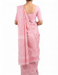 Pradip Fabrics Applique Handloom Cotton Silk Saree