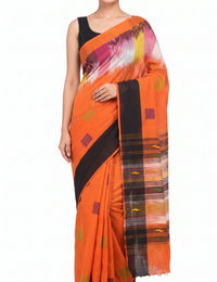 Pradip Fabrics Woman's Tant Cotton Jute Saree 